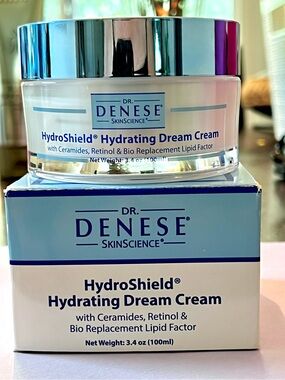 HydroShield Hydrating Dream Cream ~Dr Denese retinol/ peptides/ ceramides 3.4 oz